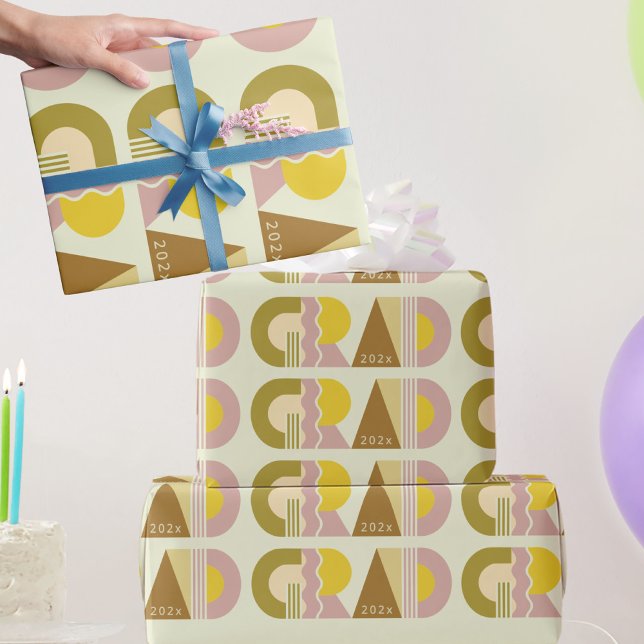 Graduation class of 2026 retro wrapping paper (Creator Uploaded)