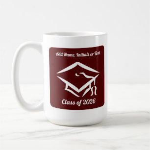 Graduation Class of 202?? BURWHT Customize Year Coffee Mug