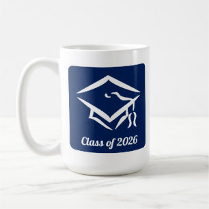 Graduation Class of 20?? BLUCLWHT Customize Year Coffee Mug