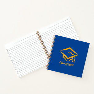 Graduation Class of 20?? BLUGLD Customize Year Notebook