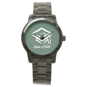 Graduation Class of 20?? DKGRNWHT Customise Year Watch