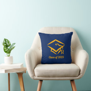 Graduation Class of 20?? NVYGLD Customise Year Cushion