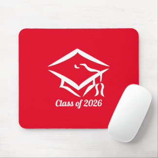 Graduation Class of 20?? REDWHT Customize Year Mouse Pad