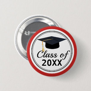 Graduation - Class of 20XX 6 Cm Round Badge