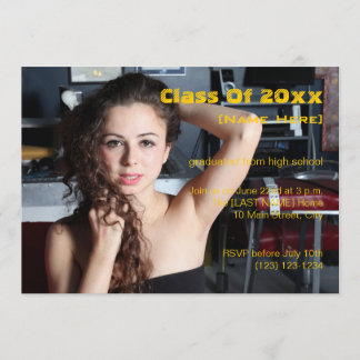 Graduation Class Of 20xx Invitation