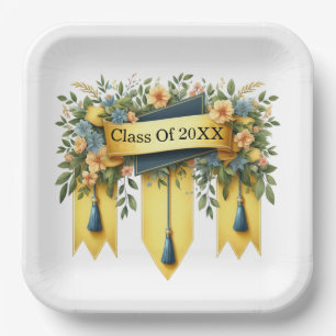 Graduation Class Of Customized Paper Plate
