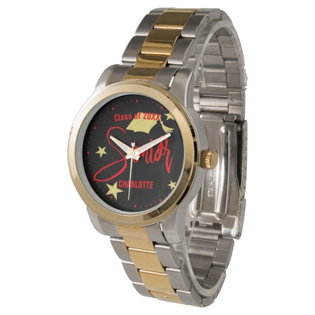 Graduation Class of Personalised Watch (Angled)