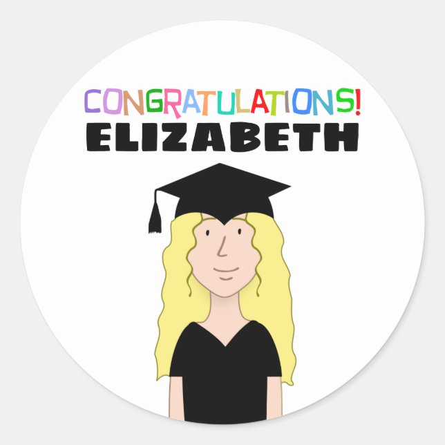 GraduatioN Classic Round Sticker (Front)