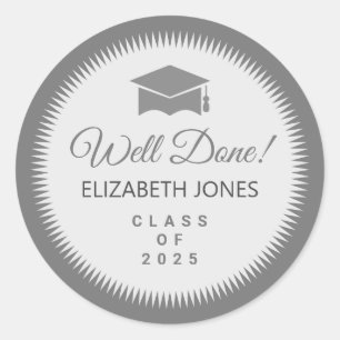 Graduation Classic Round Sticker
