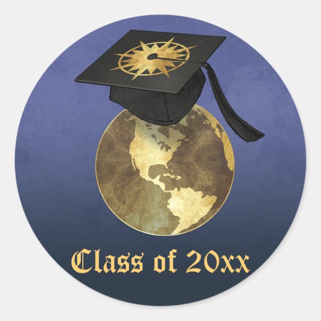 Graduation Classic Round Sticker (Front)