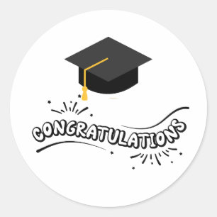 Graduation Classic Round Sticker