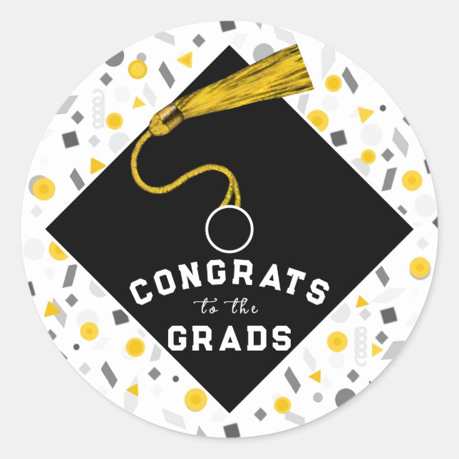 Graduation Classic Round Sticker (Front)