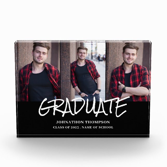 Graduation Collage Photo Block (Front)