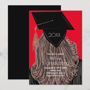 Graduation College Highschool Graduate Party Invit Invitation