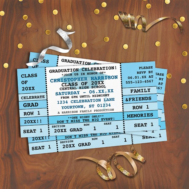 Graduation Concert Ticket Party Invitation (Creator Uploaded)