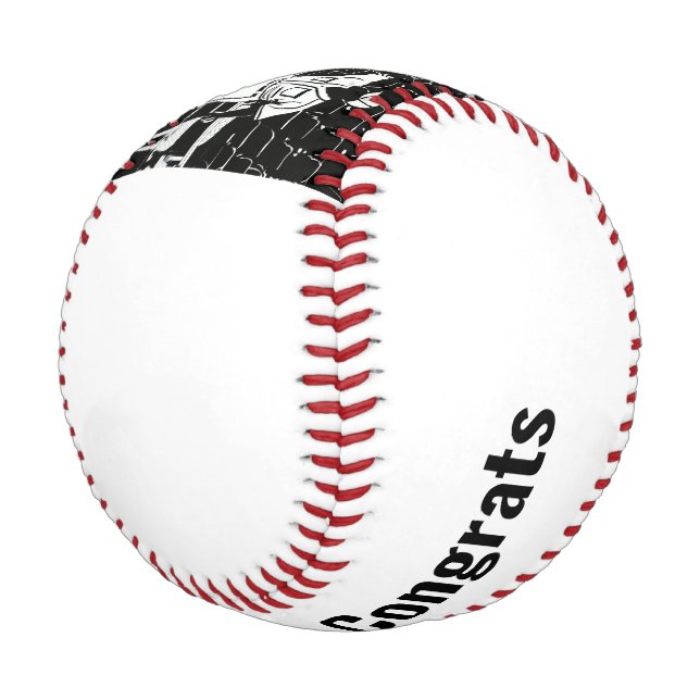 Graduation Congrats  Baseball (Angled)