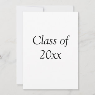 Graduation congrats class of 20xx add name text holiday card