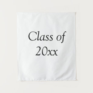 Graduation congrats class of 20xx add name text tapestry
