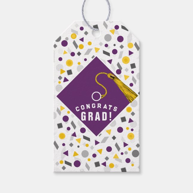 Graduation Congrats Gift Tags (Front)