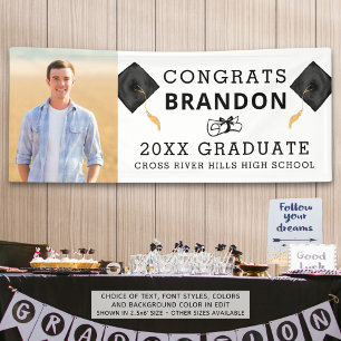 Graduation CONGRATS GRADUATE Photo Banner