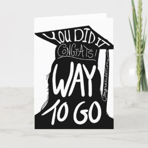 Graduation Congrats Thank You Card