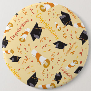 Graduation Congratulations 6 Cm Round Badge