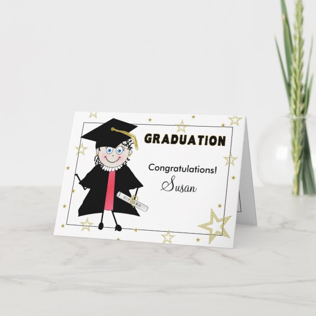 GRADUATION CONGRATULATIONS - DORI'S COLLECTIONS CARD (Front)