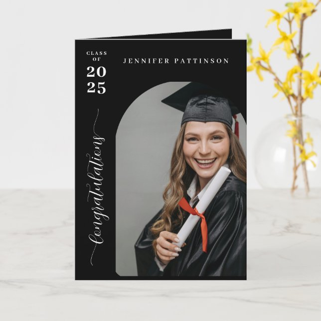 Graduation Congratulations Dream Big Graduate Card (Yellow Flower)