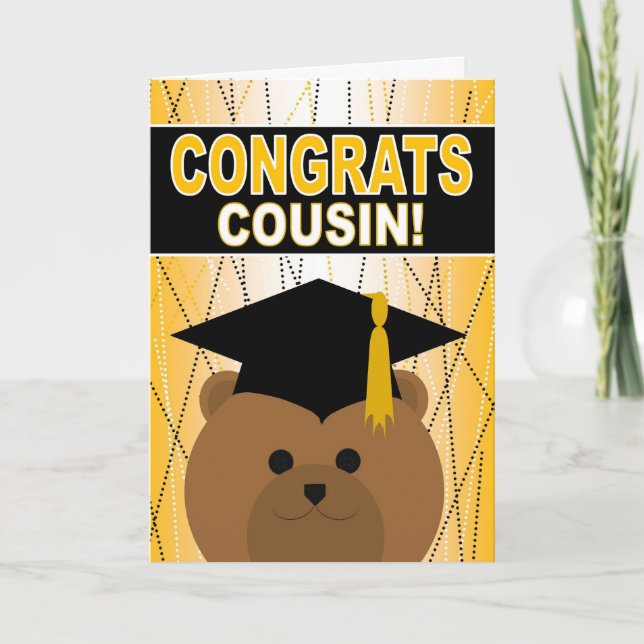 Graduation Congratulations for Cousin Card (Front)