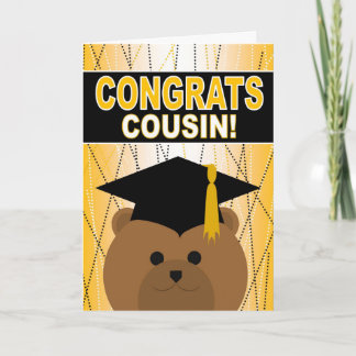 Graduation Congratulations for Cousin Card