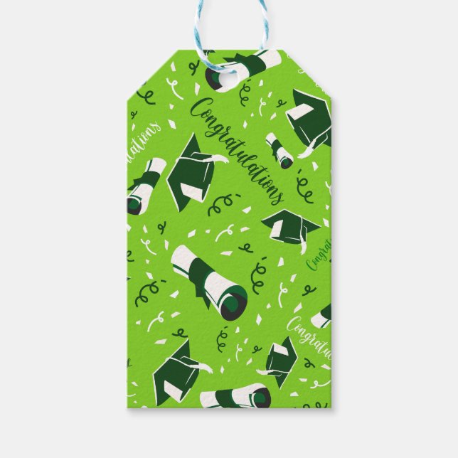 Graduation Congratulations Gift Tags (Front)