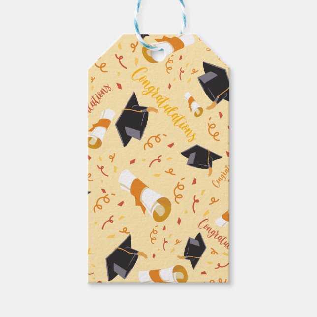 Graduation Congratulations Gift Tags (Front)