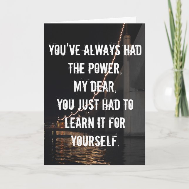 Graduation/Congratulations Greeting Card (Front)