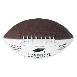 Graduation Congratulations Personalised Football
