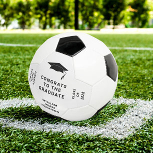 Graduation Congratulations Personalised Soccer Ball