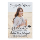 Graduation Congratulations Photo & Black Script