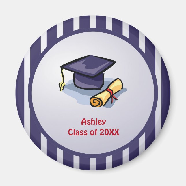 Graduation Congratulations Remember the Past Magnet (Front)