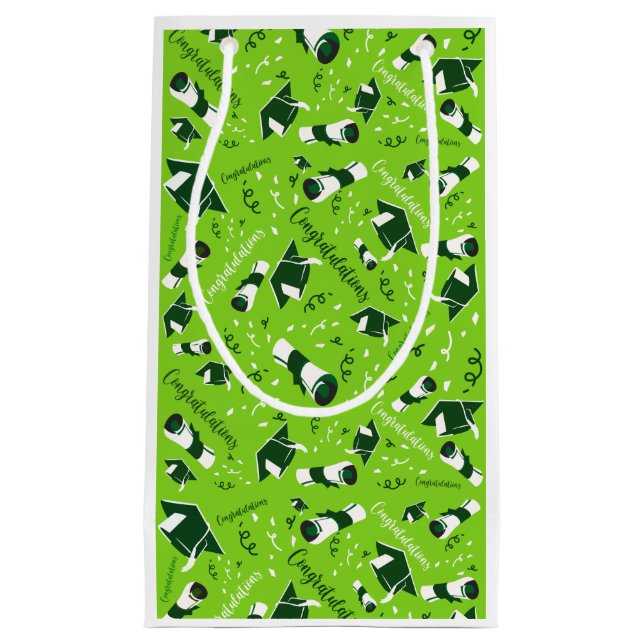 Graduation Congratulations  Small Gift Bag (Front)