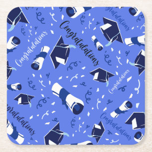 Graduation Congratulations Square Paper Coaster