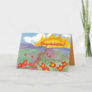 Graduation Congratulations Sunshine Horizon Card