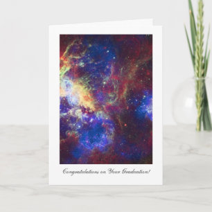 Graduation Congratulations, Tarantula Nebula Stars Card