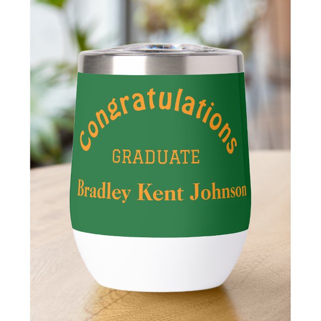  Graduation Congratulations White Beverage Tumbler (Creator Uploaded)