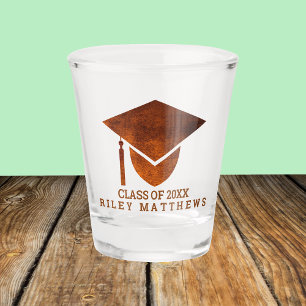 Graduation Copper University Keepsake College Shot Glass