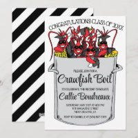 Graduation Crawfish Boil Invitation