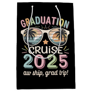 Graduation Cruise 2025 Graduate Cruising Squad Medium Gift Bag
