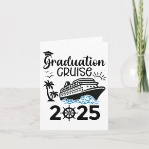 Graduation Cruise 2025 Senior Trip Summer Vacation Card