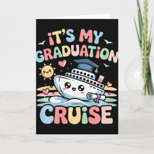 Graduation Cruise 2026 High School College Phd Mas Card
