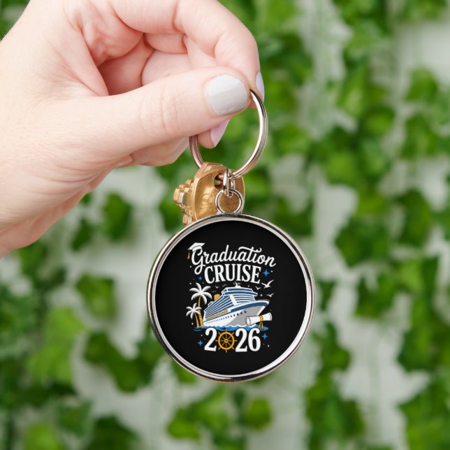  Graduation Cruise For Senior Graduates Key Ring (Hand)