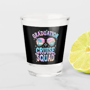 Graduation Cruise Squad Cruising Ship Retro Shot Glass
