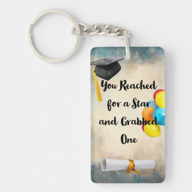 graduation custom keychain (Front)